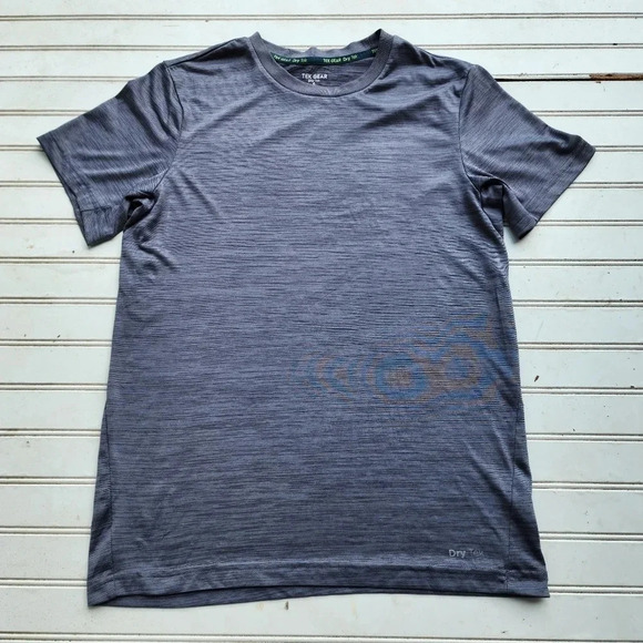 Dry Tek Gear Men'sTee Shirt UV Protection Gray Slate Hawk Sz S - Picture 1 of 7